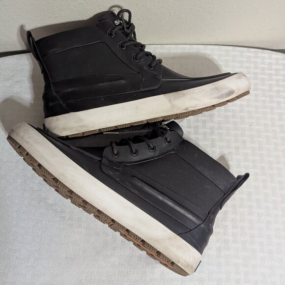 Sperry Cutter Rubber Rain Boots Men's Size 9 - Picture 7 of 8